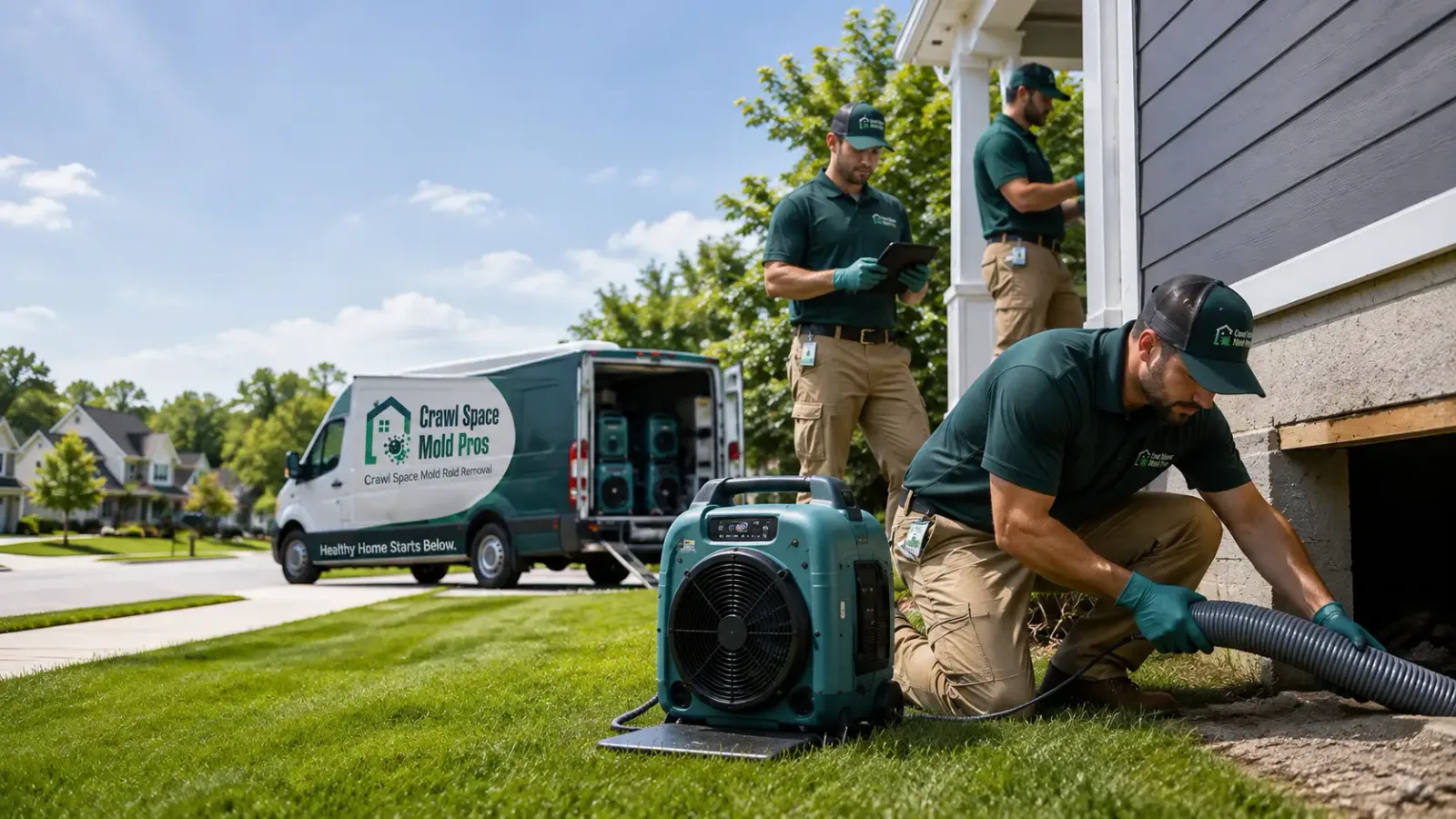 Crawl Space Mold Removal in Hoytville, OH